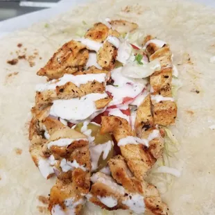 Grill Chicken wrap