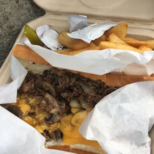 Mushroom Cheesesteak