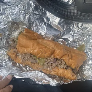 Steak and Cheese Sandwich