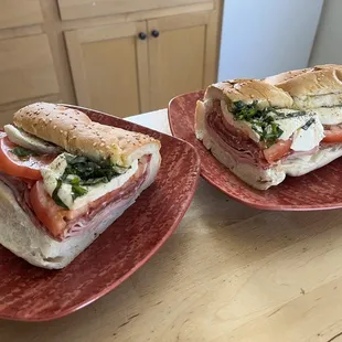 Italian Deli Sandwich caprese