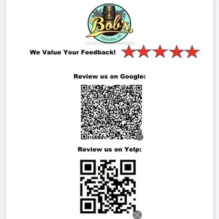 Review Bobs on Google too!  :)
