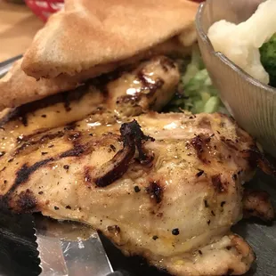 grilled fish, food