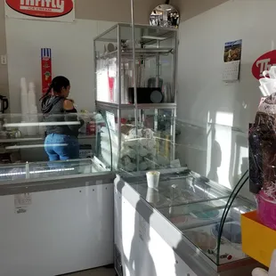 Ice cream area