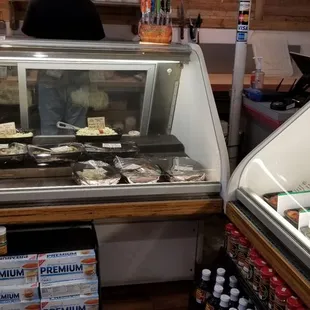 a refrigerated display case