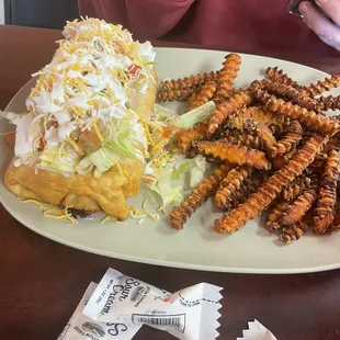 Chimichanga Sweet potato fries