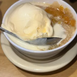 Peach cobbler