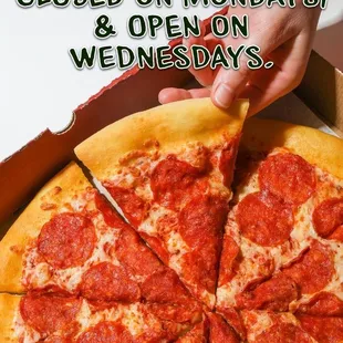 Closed on Mondays