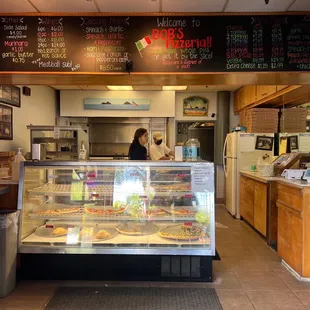 the inside of the restaurant