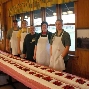 Our Annual Mothers Day, Might be the Longest Strawberry Shortcake