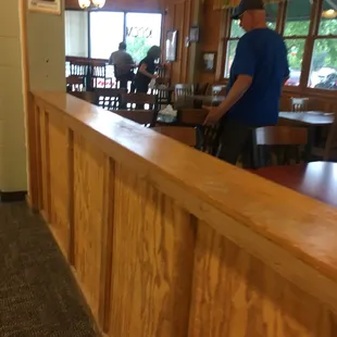 They even gave a great little eating area!