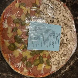 Before the baking. Look at that beautiful presentation!