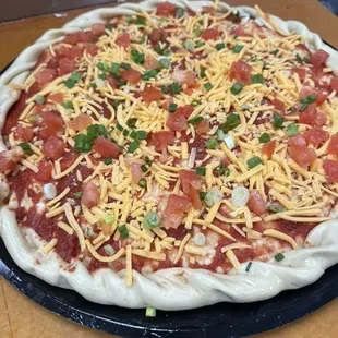 Stuffed Cheese Bread: Meat