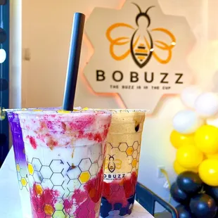 Purple Rain, PMC, and Luv U Berry Matcha