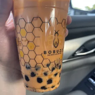 Thai Tea W/ Boba