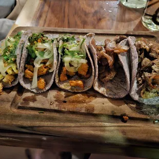 Tacos - Pollo Asado, Al Pastor, Grass Fed Ribeye