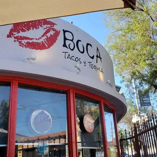 Front of restaurant