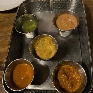 Salsa sampler