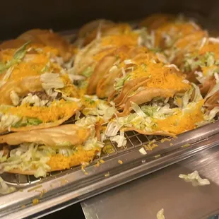Tacos from the buffet