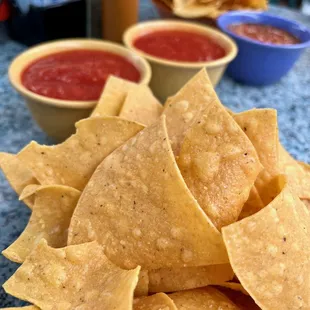 Boca Chica chips and salsa