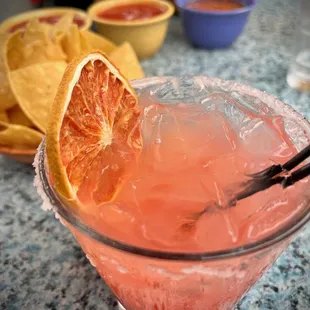 Boca Chica blood orange margarita