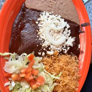 Enchiladas de Mole