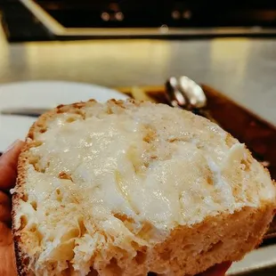 Allez sourdough with cultured butter and sea salt