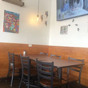 Inside dining are. Very clean.