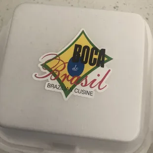 To go box