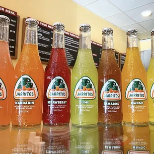 7 flavors of Jarritos!