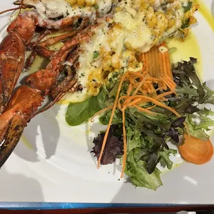 Lobster with seafood