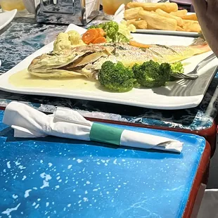 Snapper steamed