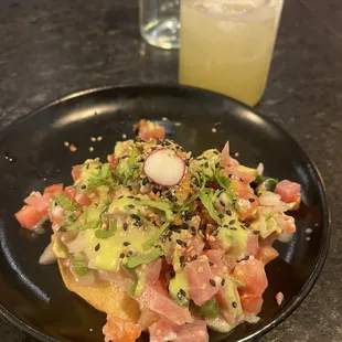 Ahi Tuna Tostada