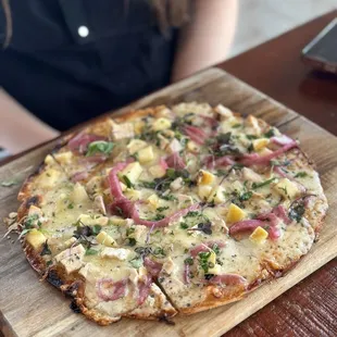 Brie and Apple Flatbread