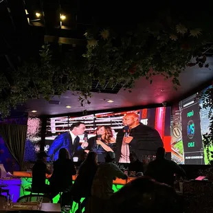 Big screen TV for watching games