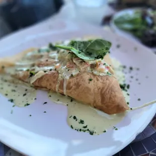 Chicken Pesto Crepe