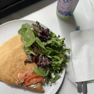Smoked Salmon Crepe
