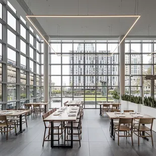 Glass enclosed Atrium