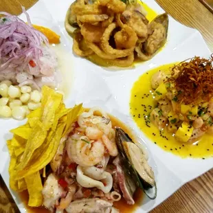 Ceviche Sampler