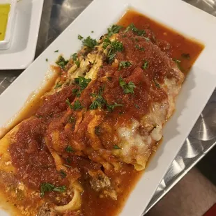 Meat lasagna