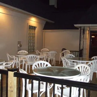 tables and chairs