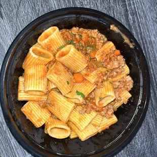 Rigatoni w/wild boar ragu