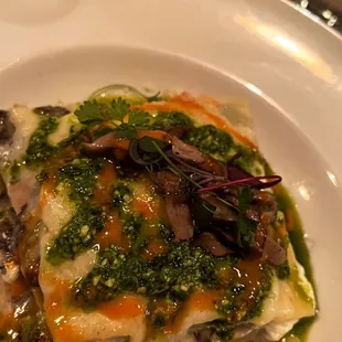 Mushroom Lasagnas