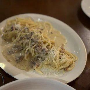 carbonara. no butter, no cream!