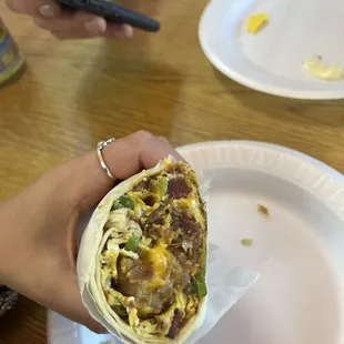 The Whole 9 Yards Breakfast Wrap