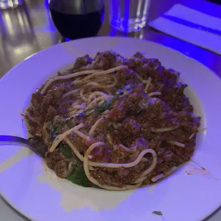 Spaghetti bolognese