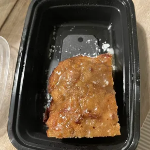 Warm Bread Pudding