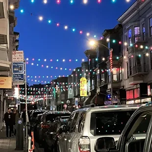 The view directly outside the restaurant