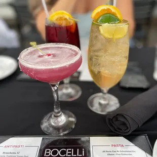 Red &amp; White Sangria and The Empress Cocktail