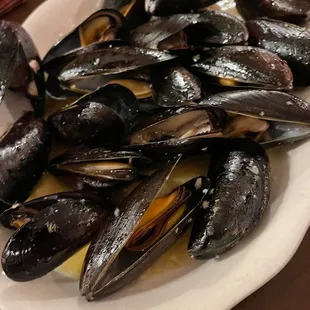 White wine mussels