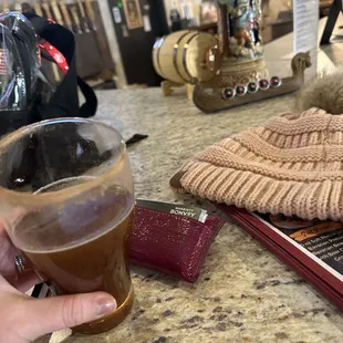 Motion to Squash. Butternut squash brown ale - with my fave - a cinnamon sugar rim job.